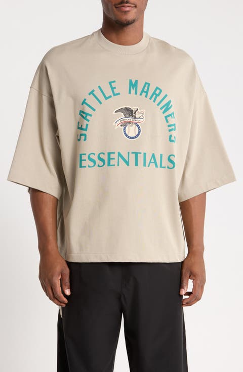 x MLB Seattle Mariners Merch Cotton Graphic T-Shirt