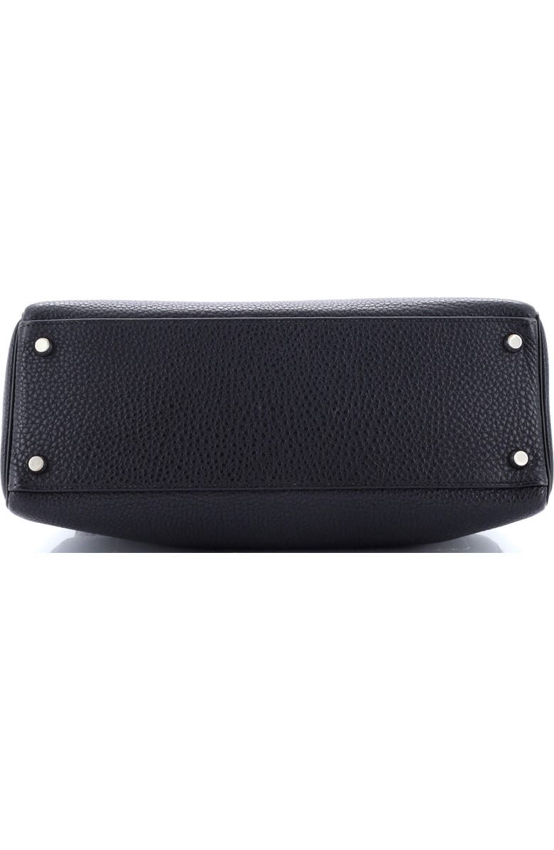 Pre-Owned Hermes Kelly Handbag Black Togo with Brushed Palladium Hardware 32, Alternate, color, Noir