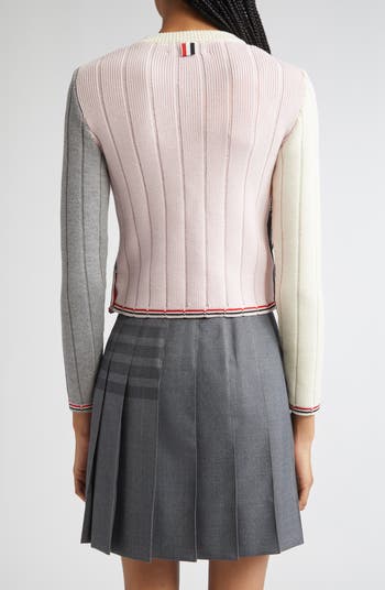 Fun-Mix Ladder Stitch Wool Sweater