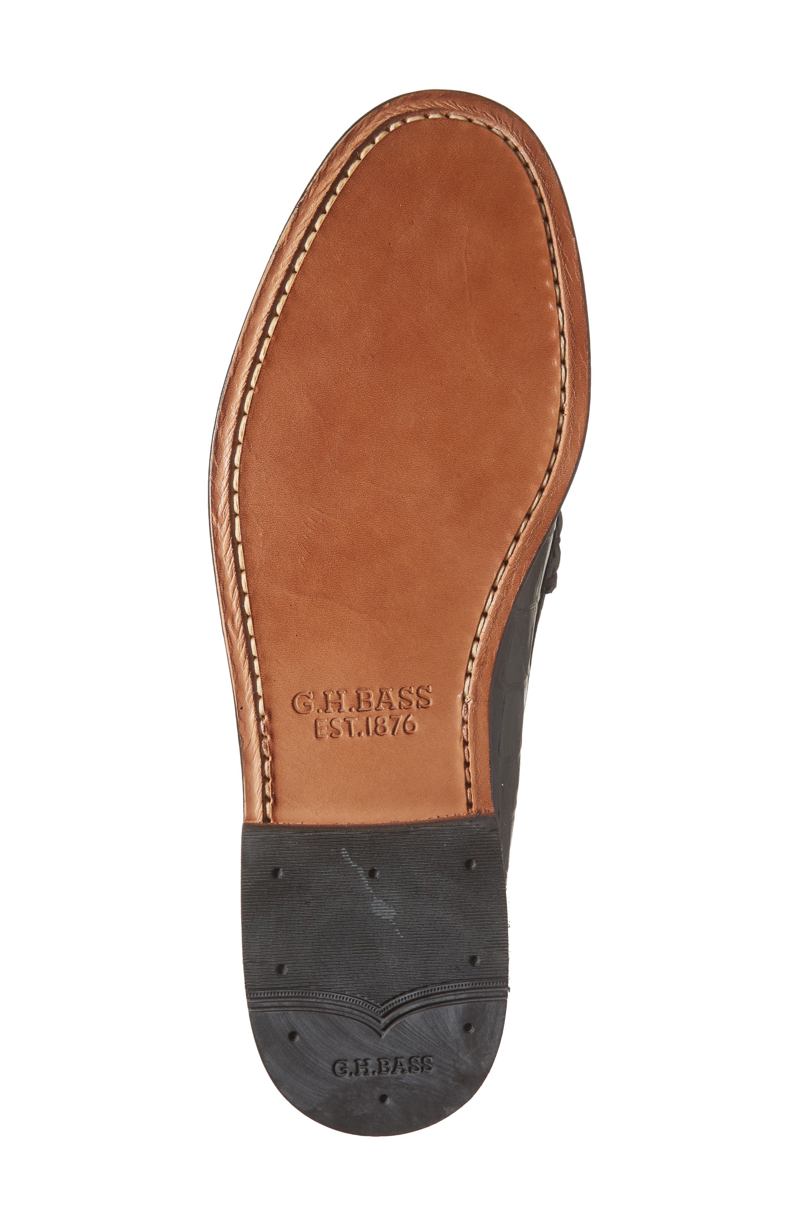 G.H.BASS Larson Embossed Penny Loafer, Alternate, color, 