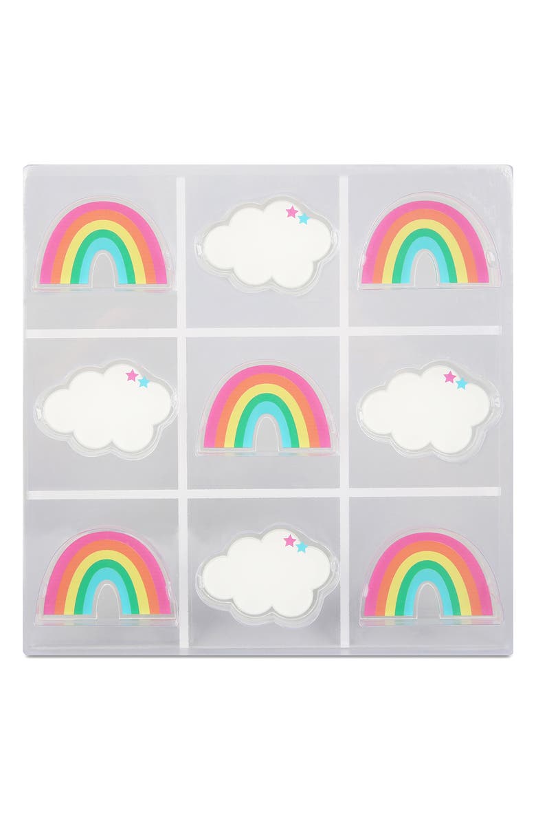 Iscream Rainbow Lucite Tic Tac Toe Game, Main, color, Multi