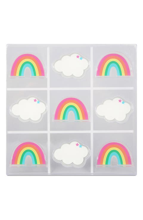 Rainbow Lucite Tic Tac Toe Game