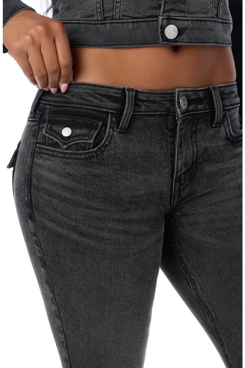 Joey Flare Leg Jeans, Alternate, color, SADDLE UP WASH