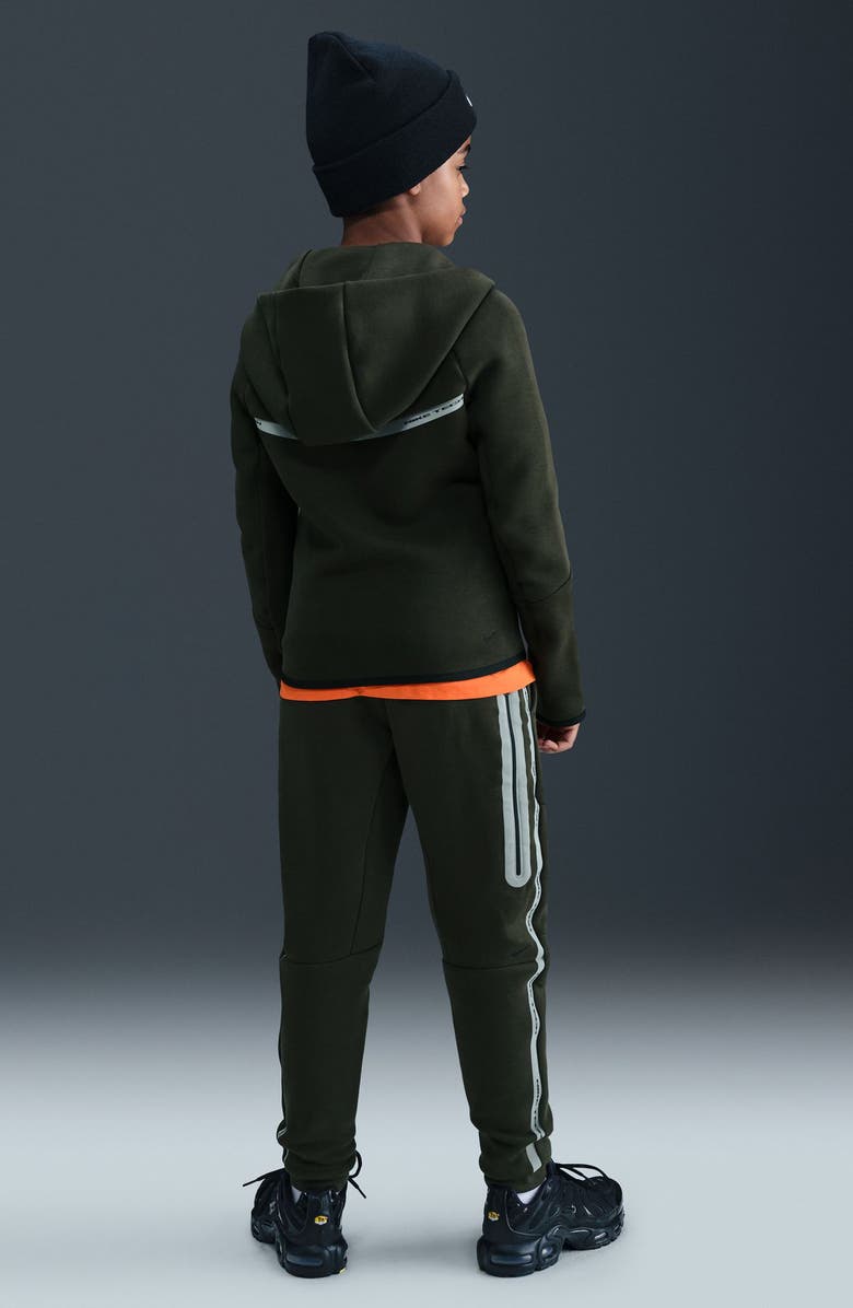 Nike Kids' Sportswear Tech Fleece Joggers, Alternate, color, Sequoia/ Black/ Black