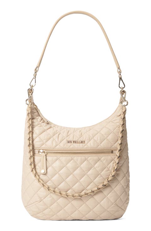 Crosby Sienna Quilted Nylon Shoulder Bag