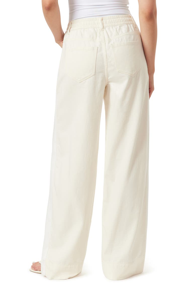 Drawstring Wide Leg Pants, Alternate, color, ECRU