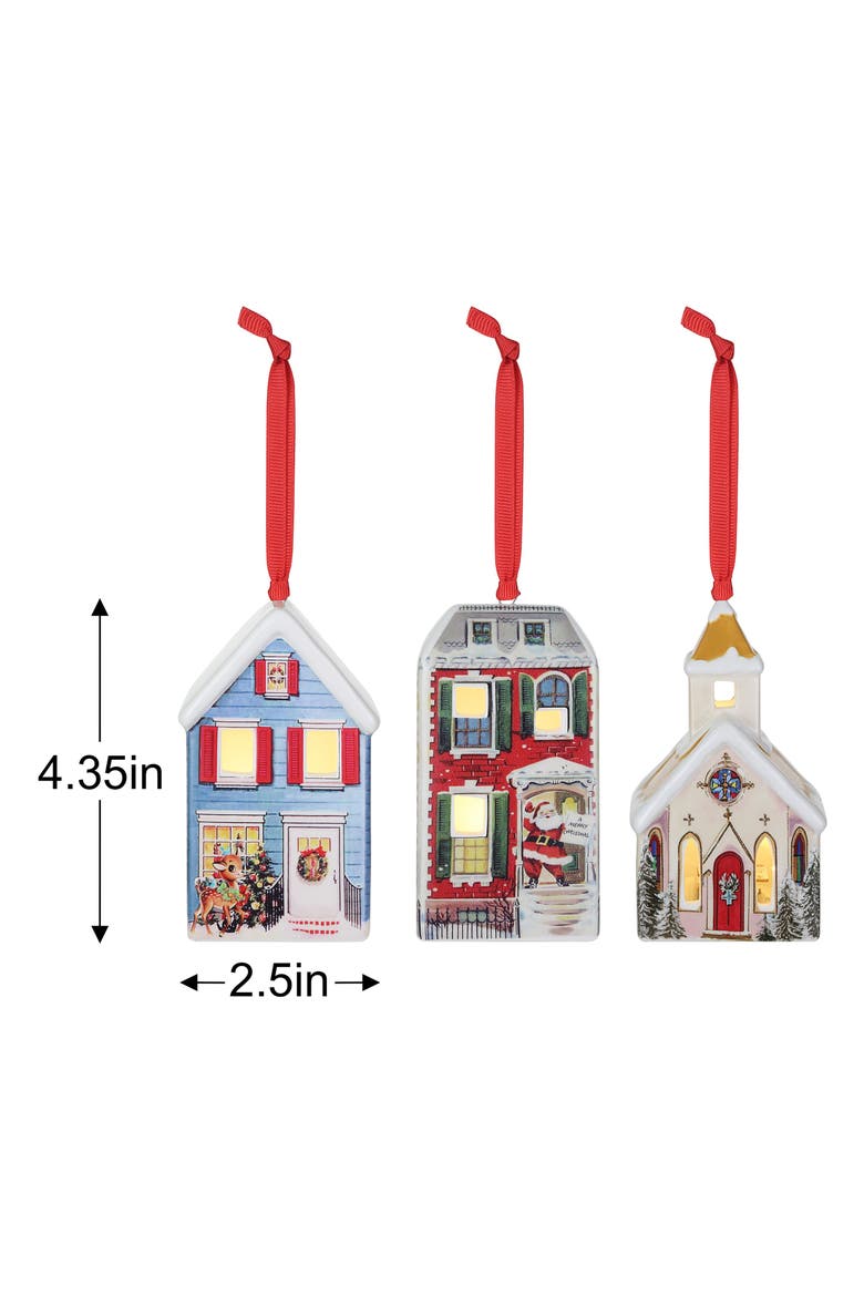 Vintage Village Ornaments Assortment - Set of 12, Alternate, color, Multicolored