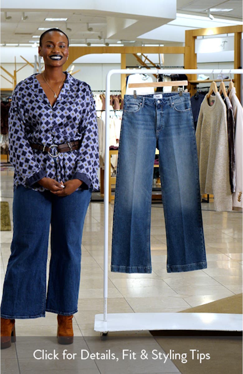 Leenah High Waist Wide Leg Jeans, sales video thumbnail
