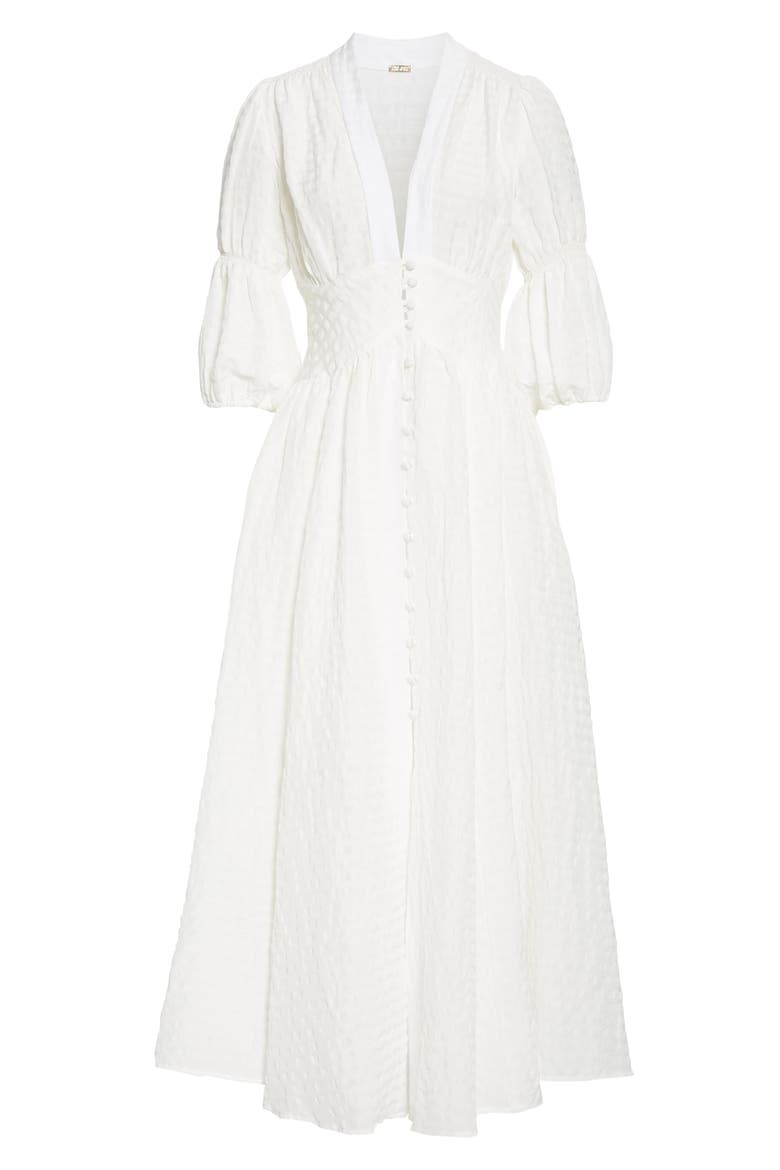 Willow Eyelet Maxi Dress, Alternate, color, OFF WHITE