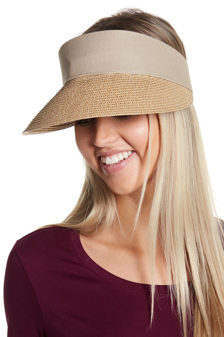 Mixed Media Visor, Main, color, NATURAL