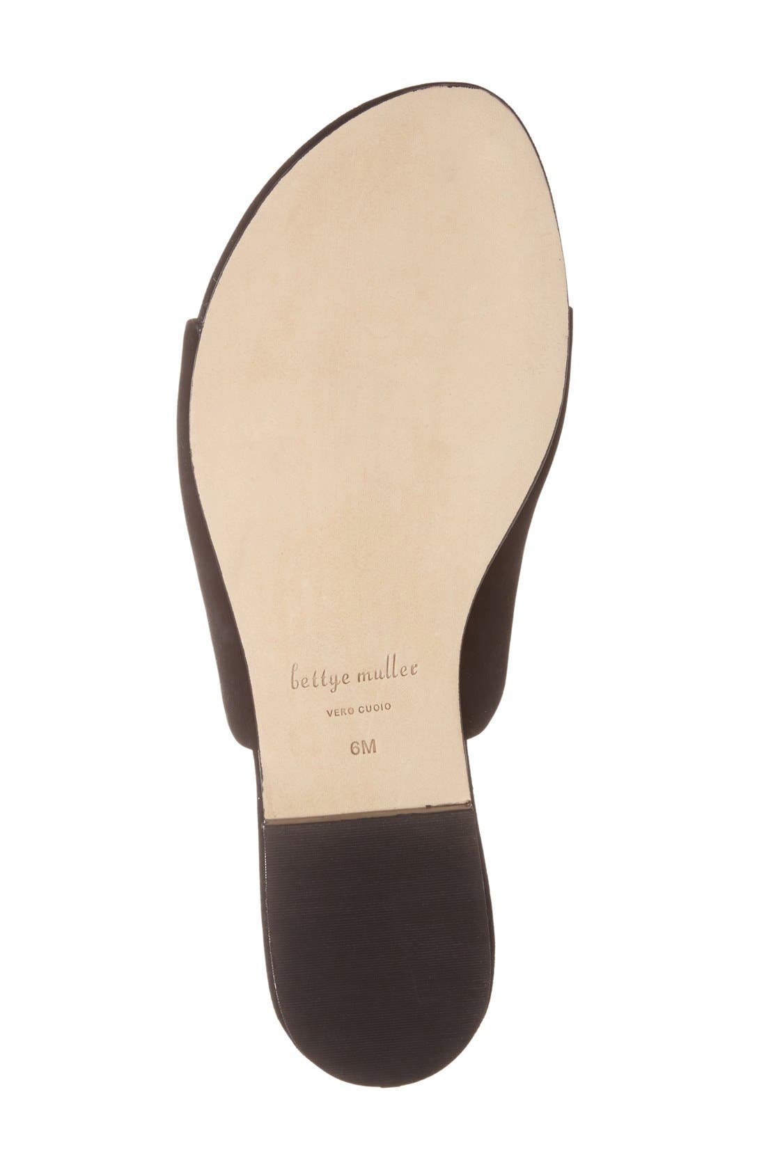 'Sloane' Sandal, Alternate, color, BLACK SUEDE