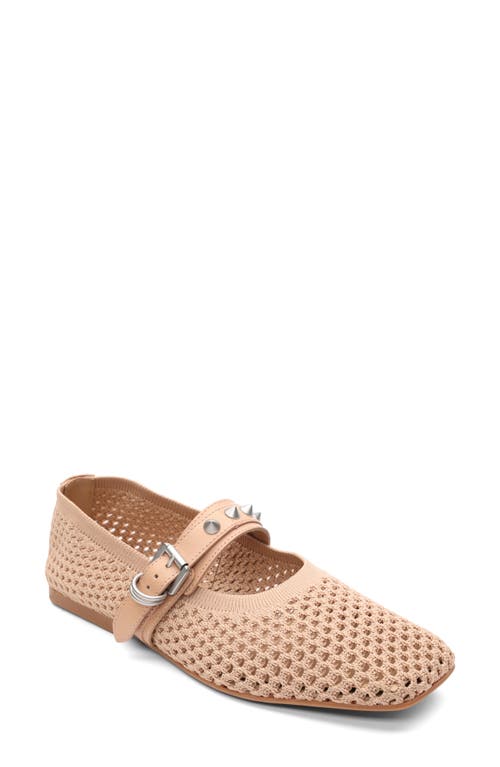 Ash Interwoven Ballerinas In Sand/sand