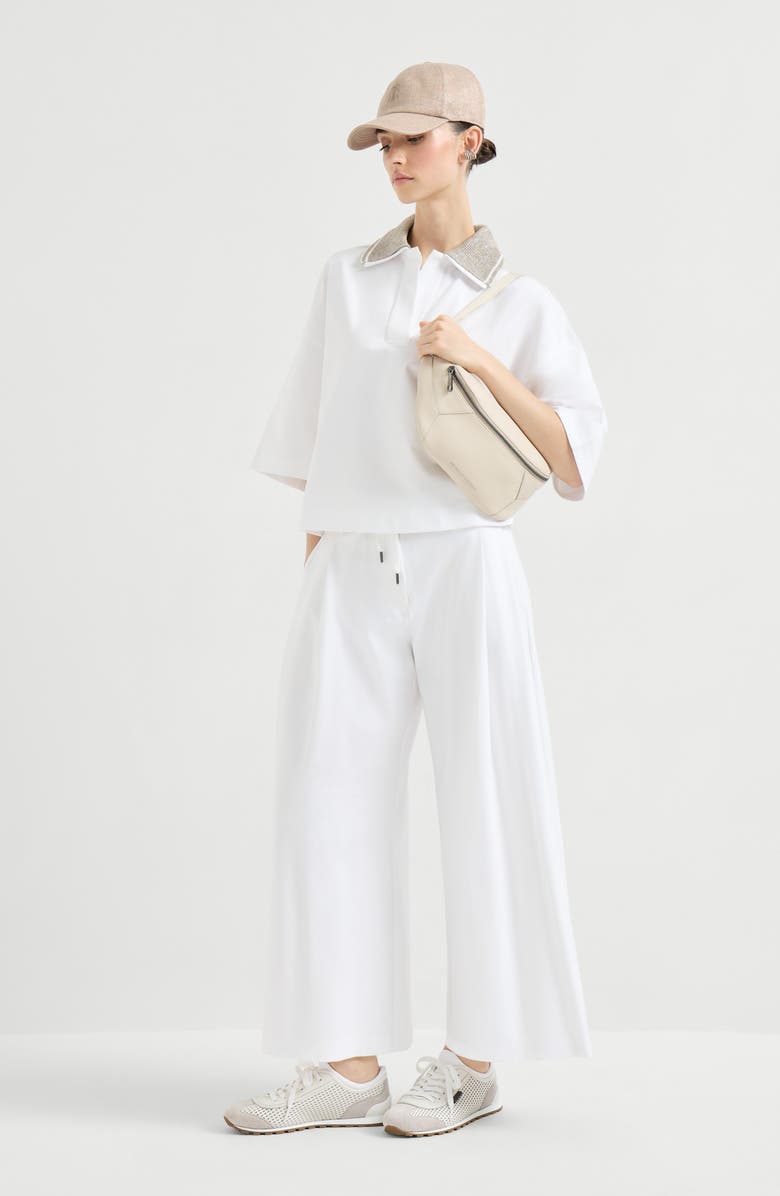 Brunello Cucinelli Couture interlock polo shirt, Alternate, color, White