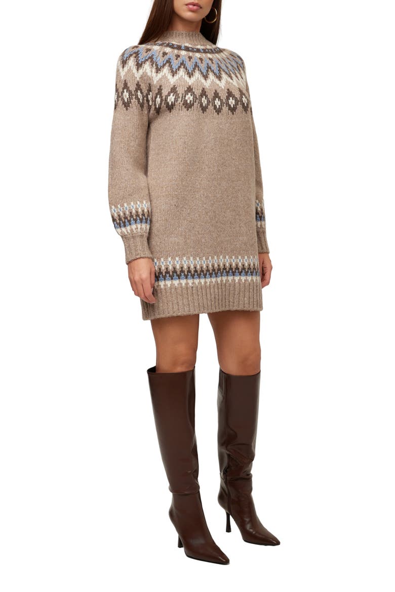 Vera Jacquard Sweater Dress, Alternate, color, MULTI