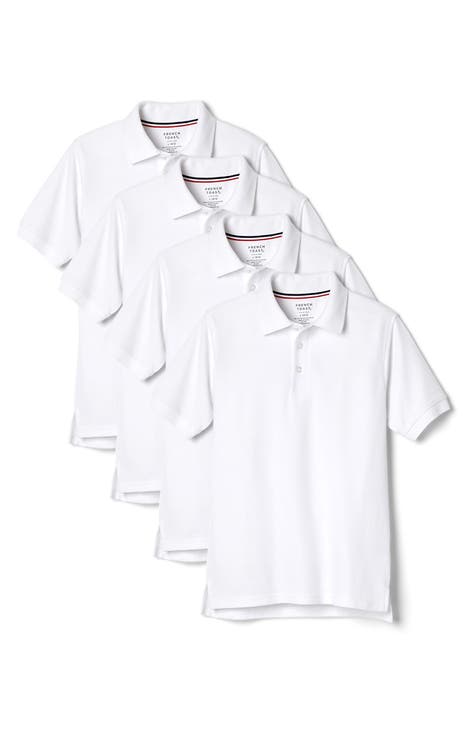 Kids' 4-Pack Sport Polo Shirts (Big Kid)