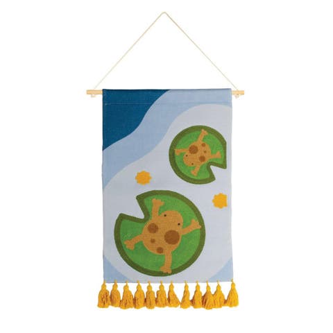 Frog Woven Tapestry
