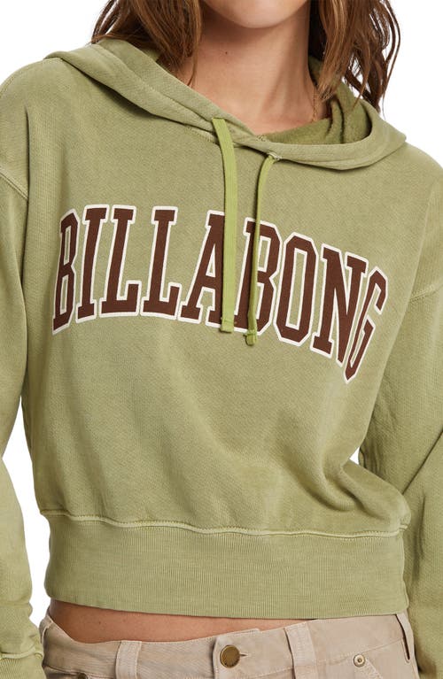Billabong All Time Graphic Hoodie In Avocado
