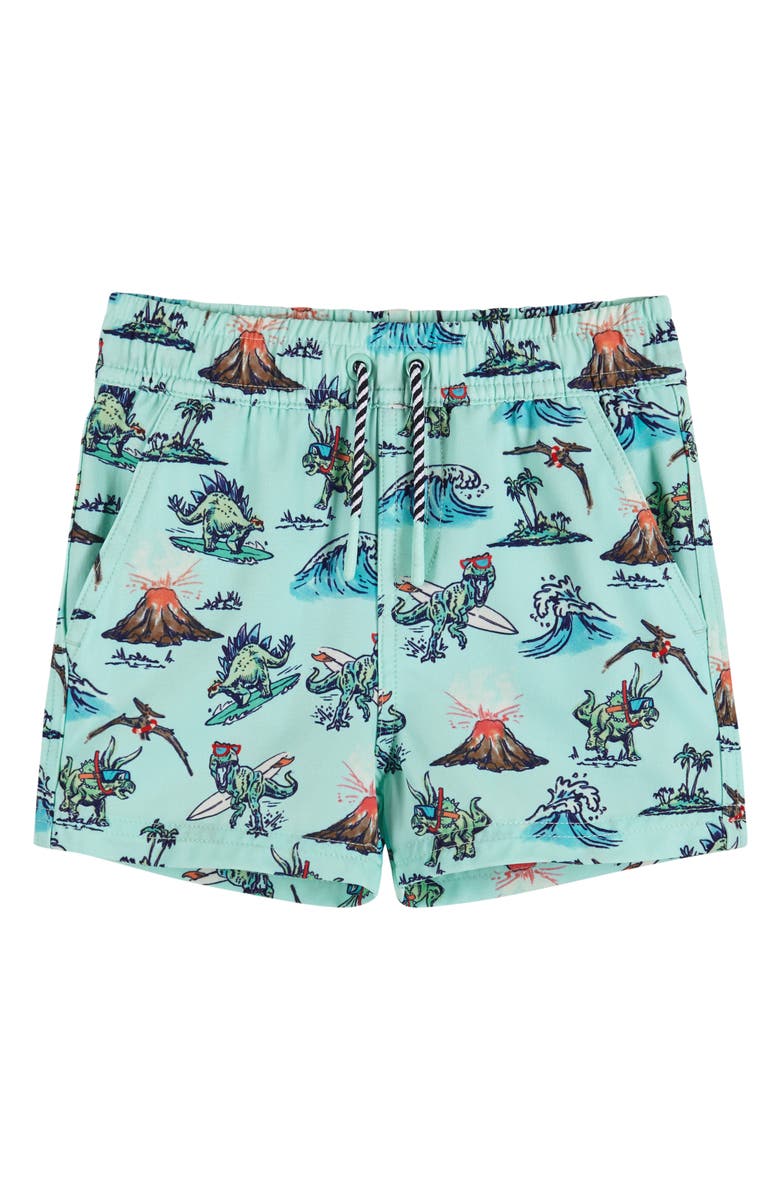 Andy & Evan Long Sleeve Rashguard T-Shirt & Swim Shorts Set, Alternate, color,