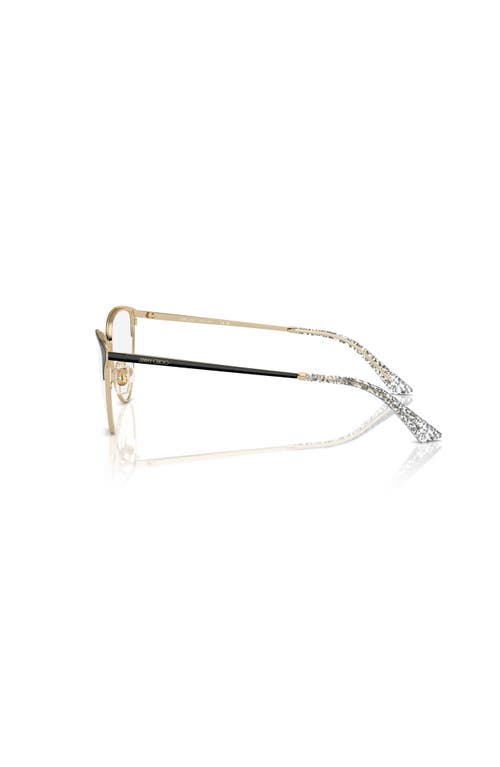 Jimmy Choo 53mm Cat Eye Optical Glasses In Black