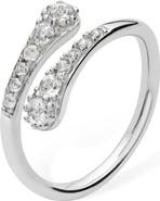 Lucy Quartermaine Skinny Drip Cross Over Ring