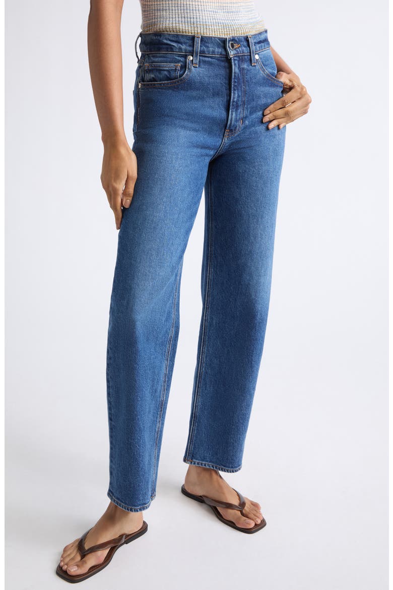 Harley Arc Leg Jeans, Main, color, BRIGHT BLUE
