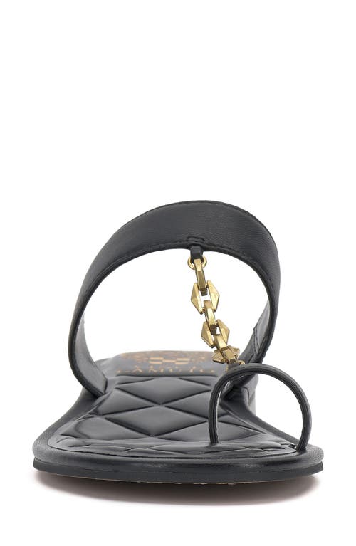 Vince Camuto Lexie Toe Loop Sandal In Black Bbyshp