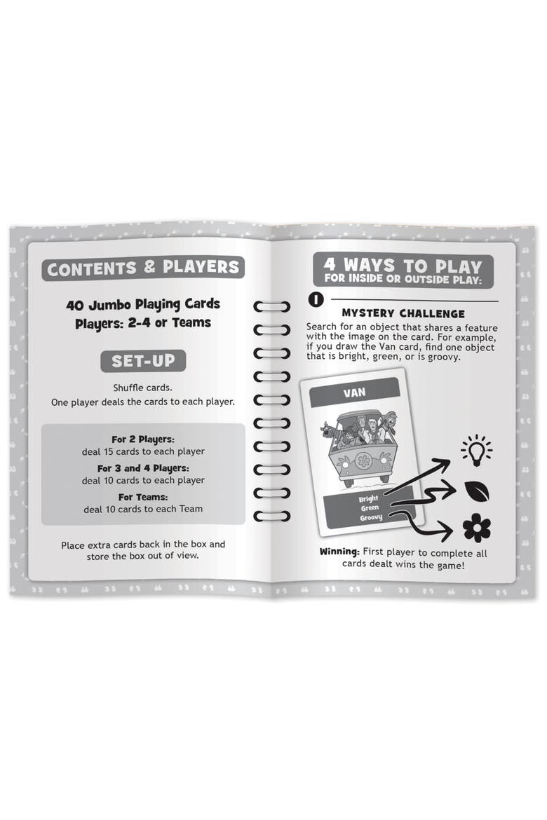 Scooby-Doo! - Scavenger Hunt Card Game, Alternate, color, Multicolor
