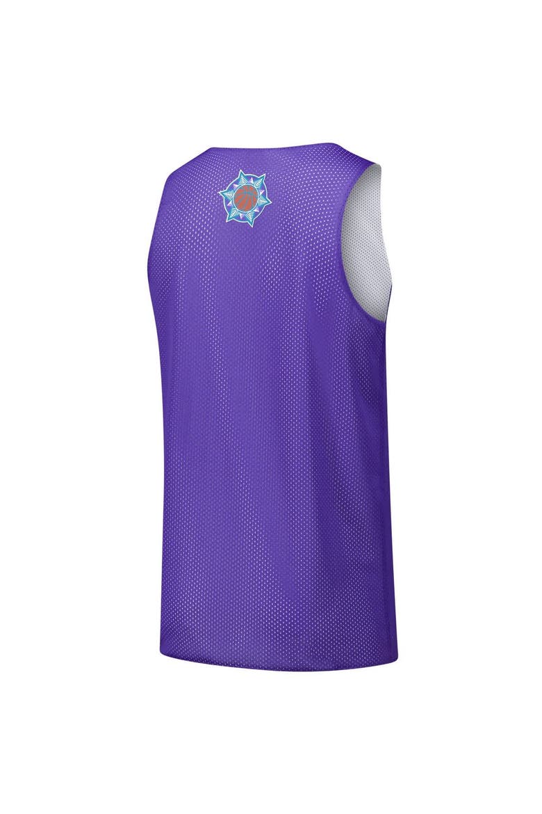 Men's Mitchell & Ness Purple Utah Jazz Hardwood Classics Reversible Mesh Practice Jersey, Alternate, color, Purple