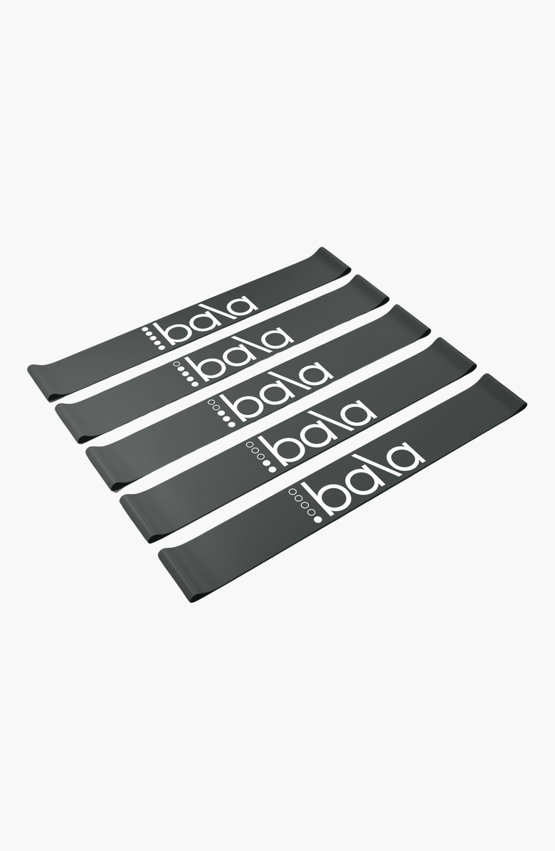 Bala Booty Resistance Bands, Main, color, Charcoal