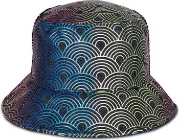 Rainbow Print Bucket Hat