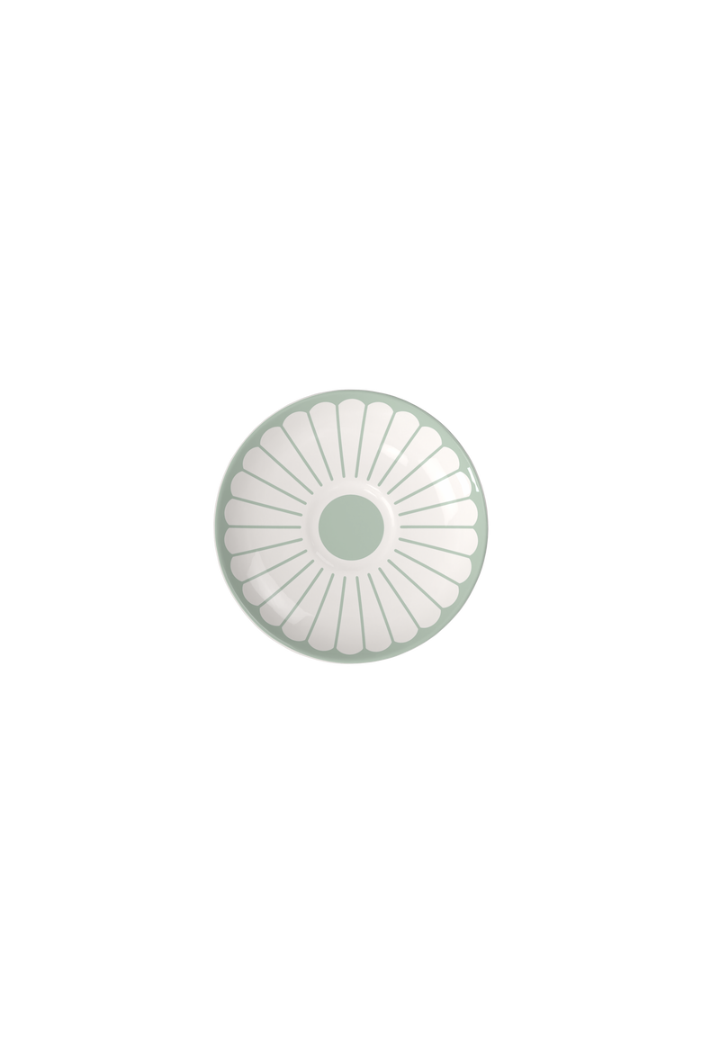 Fleur Bleu Espresso Cup Saucer, Main, color, Green