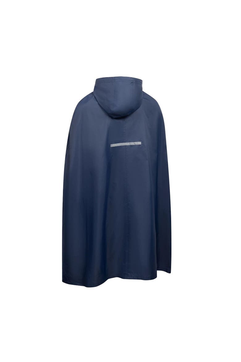 QikpacGender Inclusive Hooded Waterproof Packaway Poncho, Alternate, color, Navy