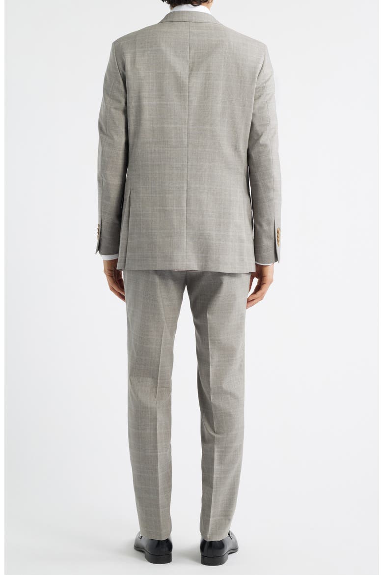 Hartford Classic Fit Tan Glen Check Wool Suit, Alternate, color, TAN