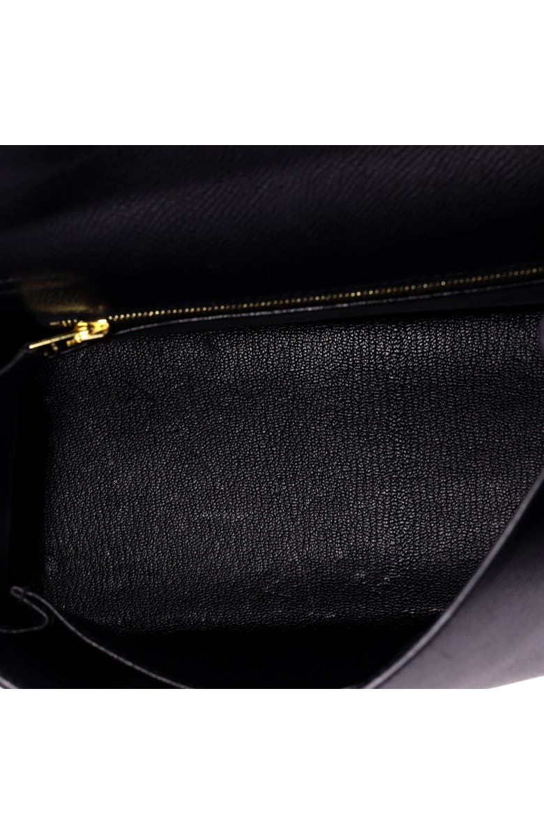 Pre-Owned Hermes Kelly Handbag Black Epsom with Gold Hardware 25, Alternate, color, Noir