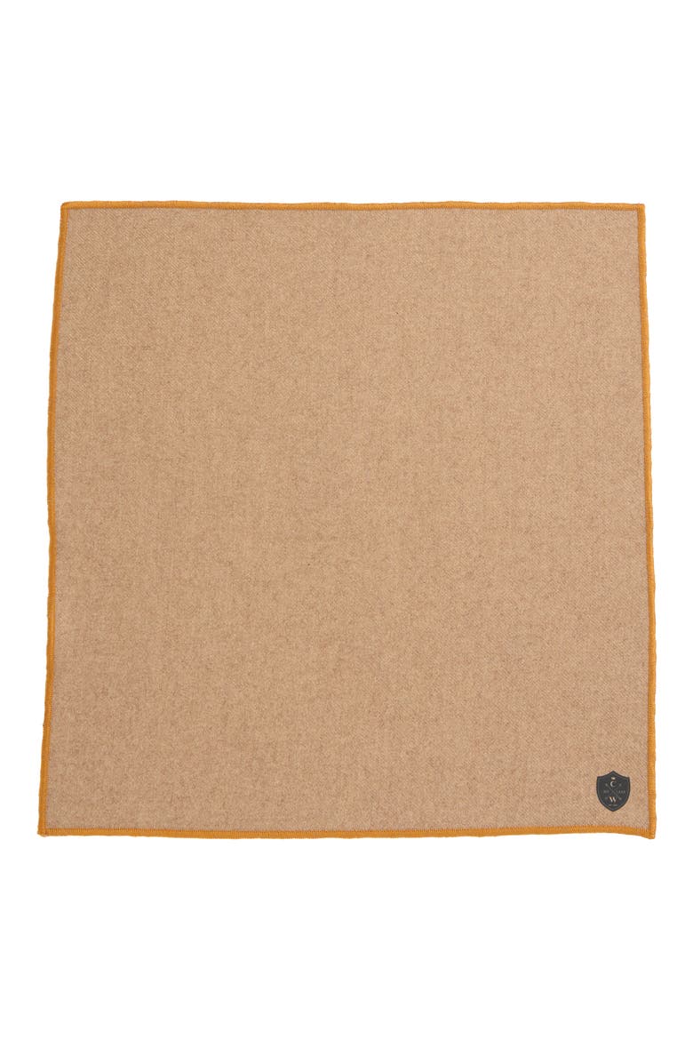 Cashmere Pocket Square, Alternate, color, TAN