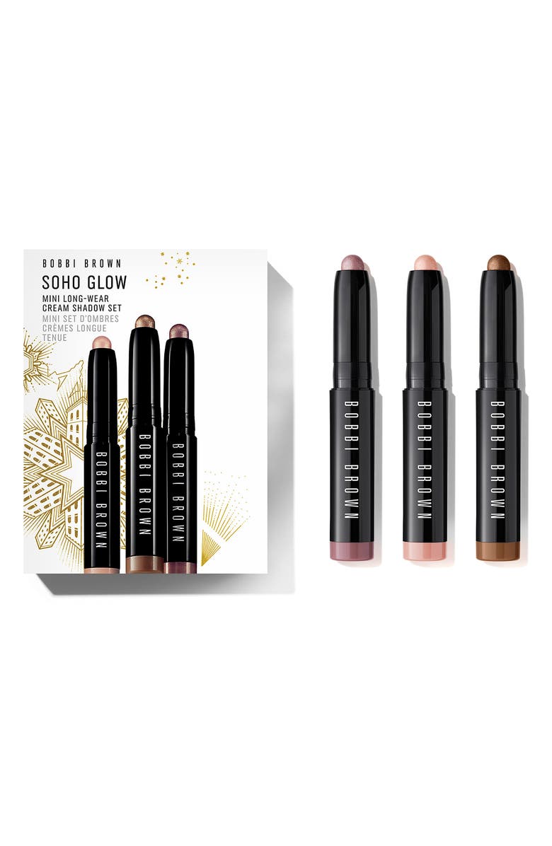 Bobbi Brown Soho Glow Mini Long-Wear Cream Eyeshadow Stick Trio, Main, color, 