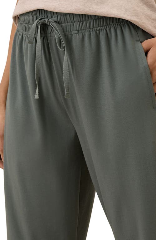 Pact Organic Cotton Cool Stretch Lounge Pant In Green