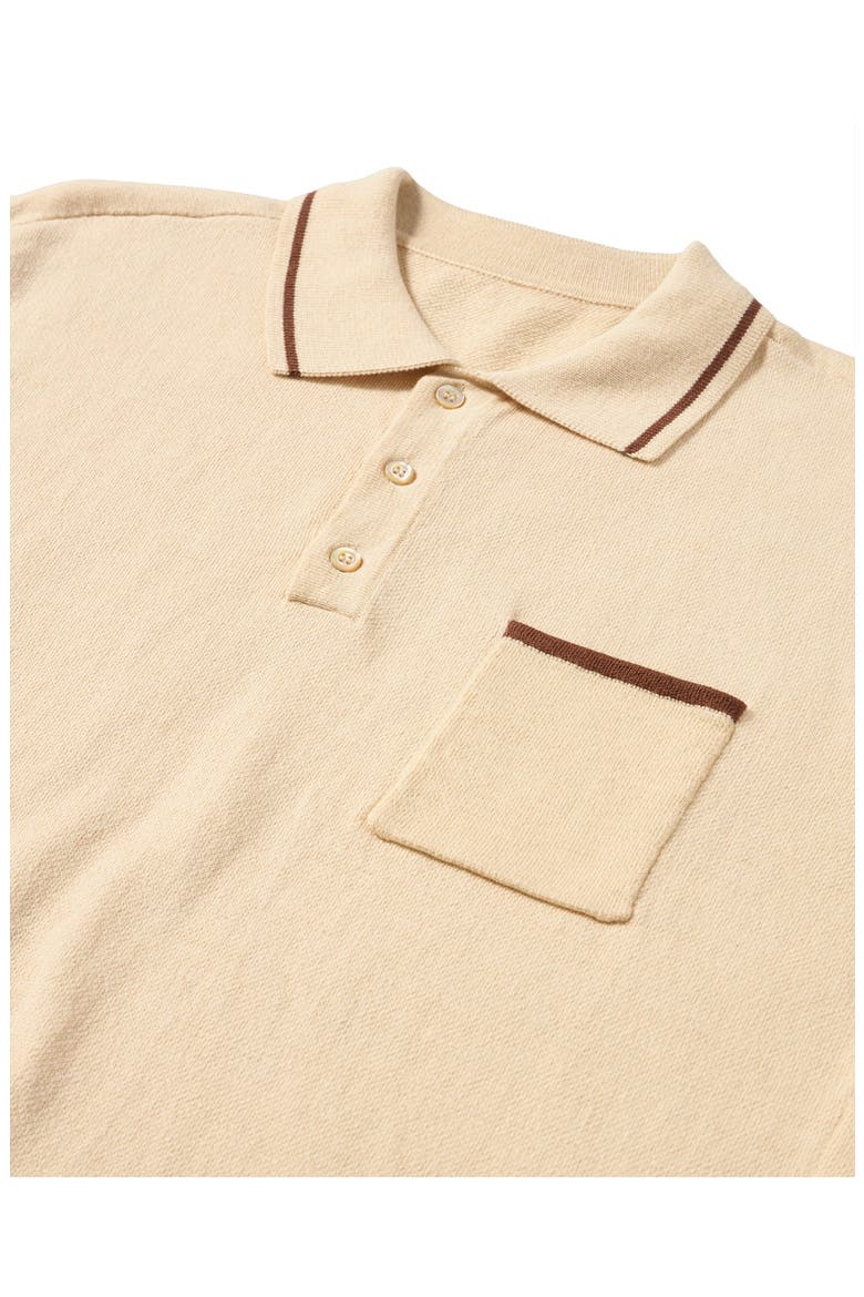 Herrison Cotton Short Sleeve Polo, Alternate, color, CAMEL