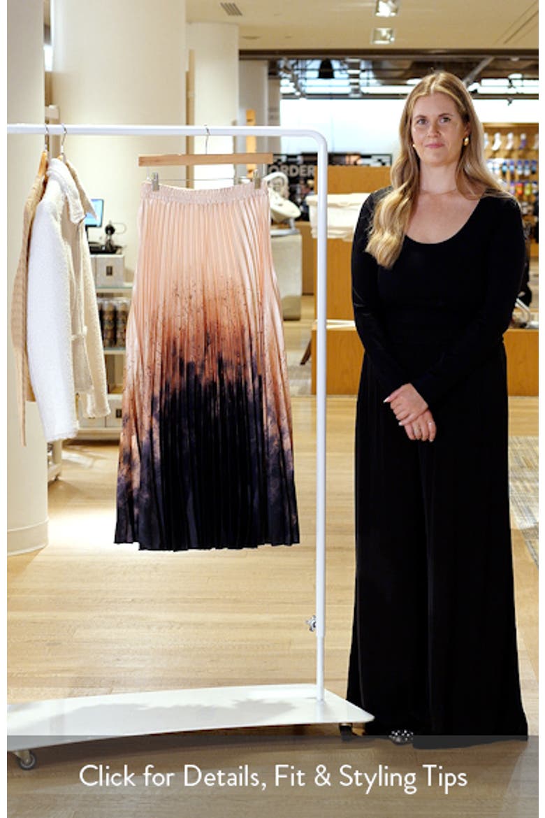 Alias Pleated Maxi Skirt video