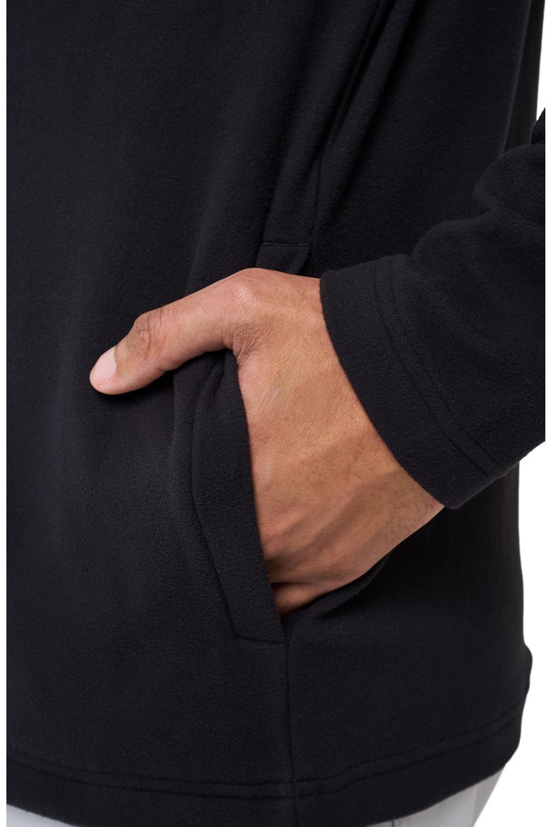 Peak Fleece Full Zip Sweatshirt, Alternate, color, BLACK