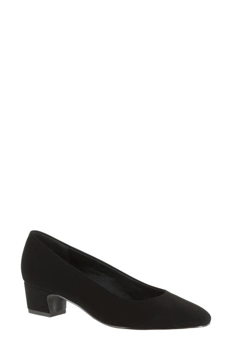 Prim Block Heel Pump (Women) (Multiple Widths Available)