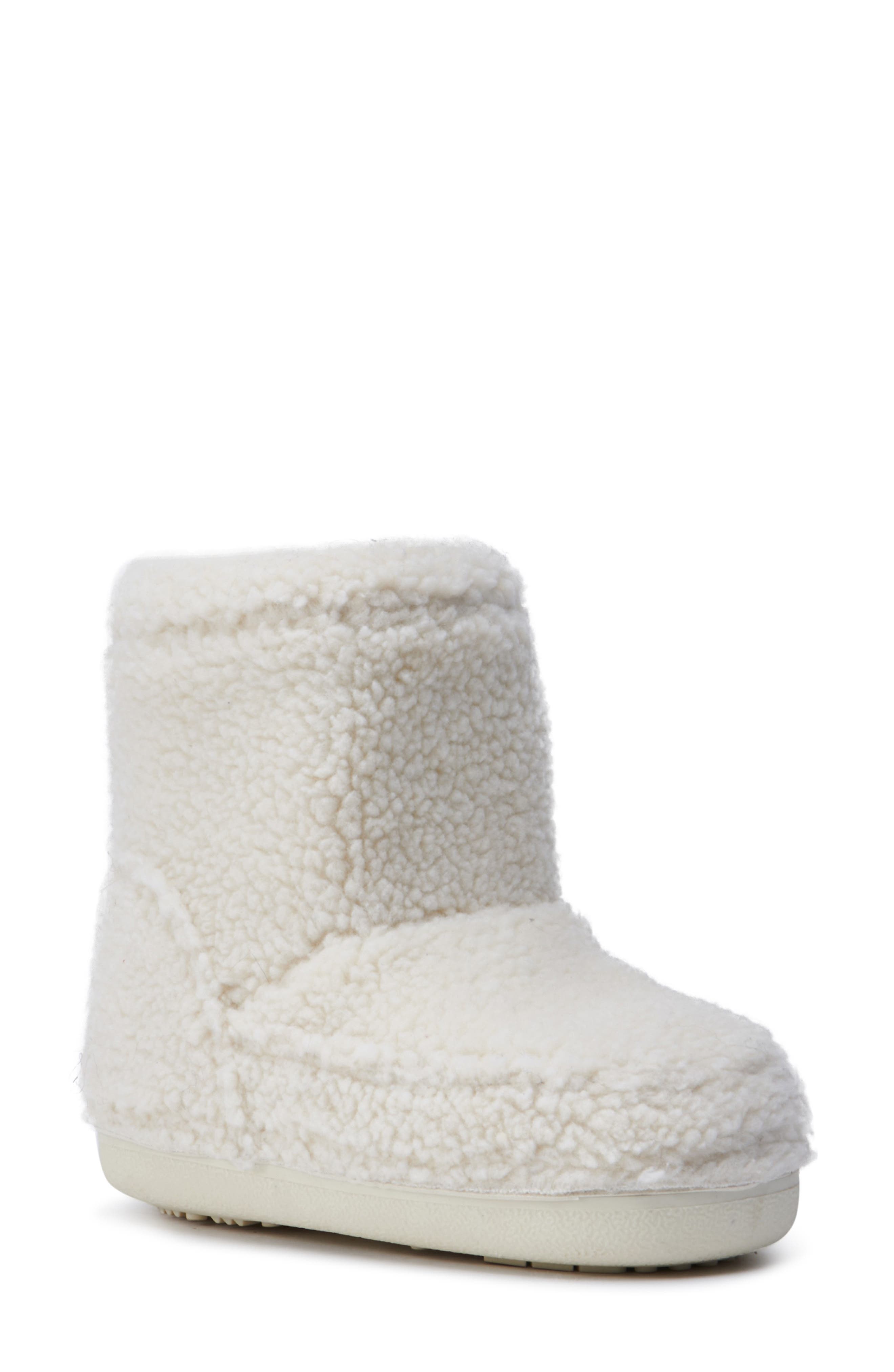 AZALEA WANG Sweeting Faux Shearling Bootie, Main, color, 