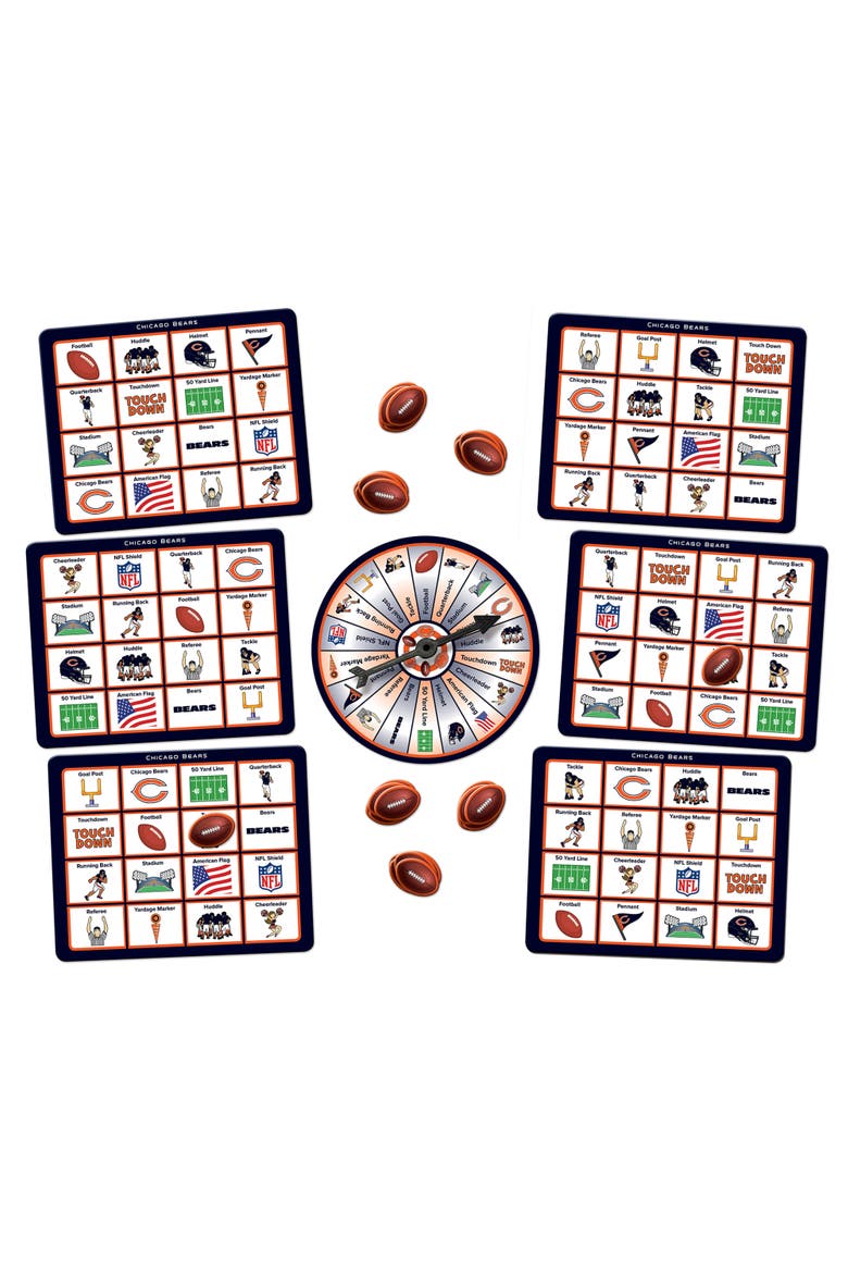 Chicago Bears NFL Bingo Game, Alternate, color, Multicolor
