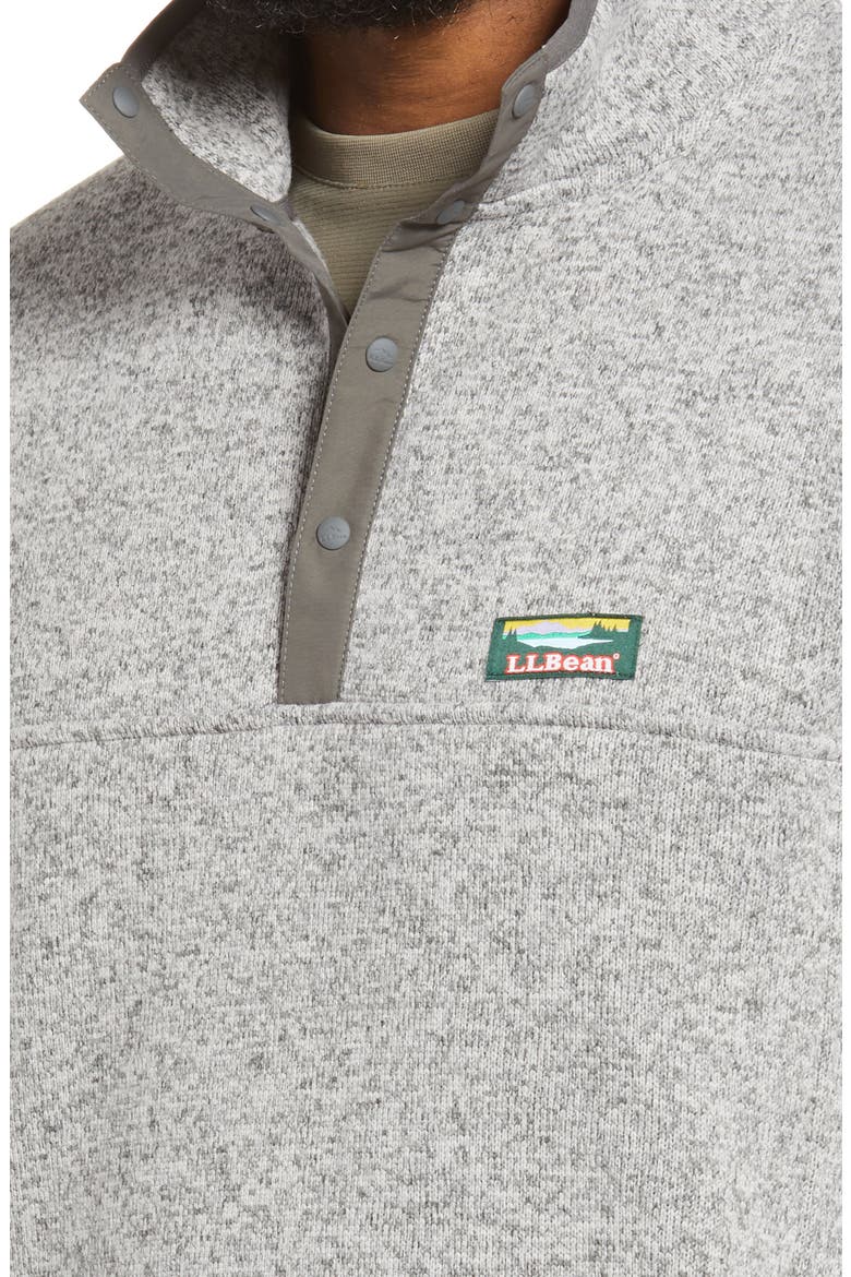 Sweater Fleece Pullover, Alternate, color, GREY HEATHER