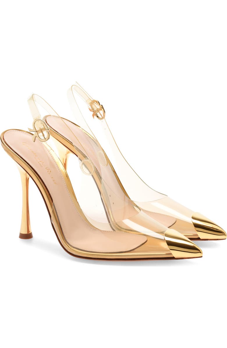 Gianvito Rossi Diana Pump, Alternate, color, Gold Tpu