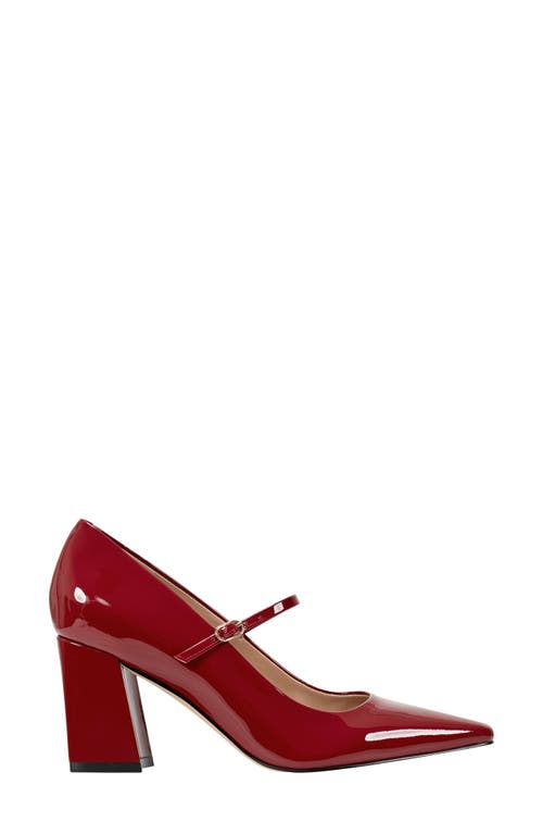Marc Fisher Ltd Vanderly Mary Jane Pump In Medium Red