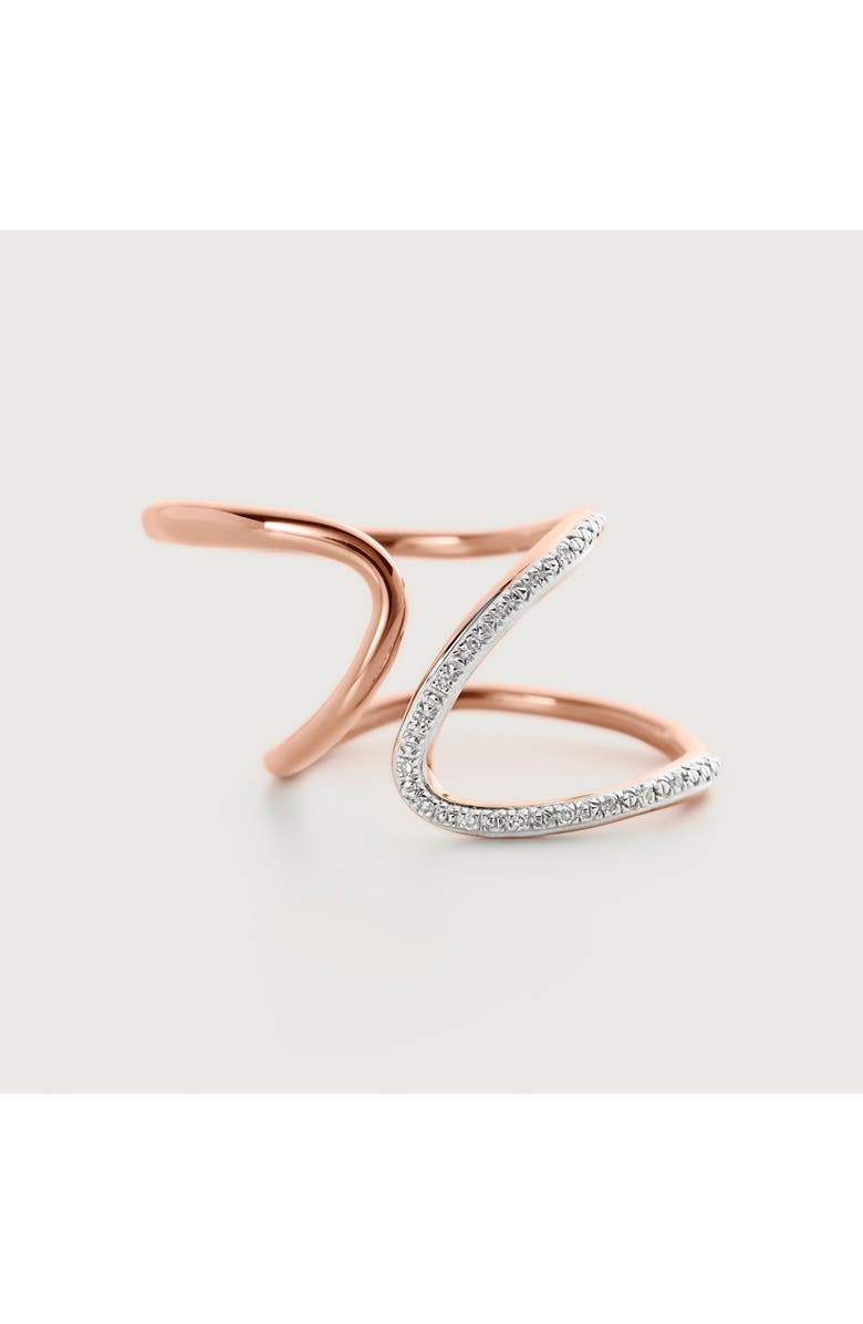 Monica Vinader Riva Diamond Open Wrap Ring, Alternate, color, 