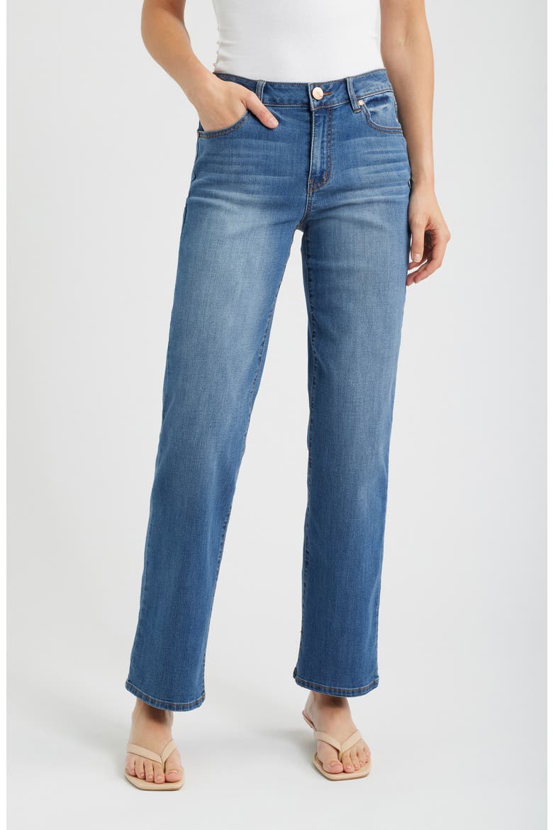 Mid Rise Straight Leg Jeans, Main, color, SACRAMENTO