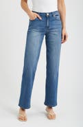 1822 Denim Mid Rise Straight Leg Jeans