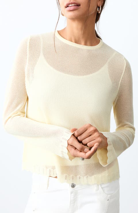 Open Stitch Sweater